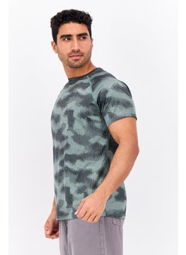 Nordland Men Sportswear Fit Short Sleeves Training T-Shirts, Green  - Image 2