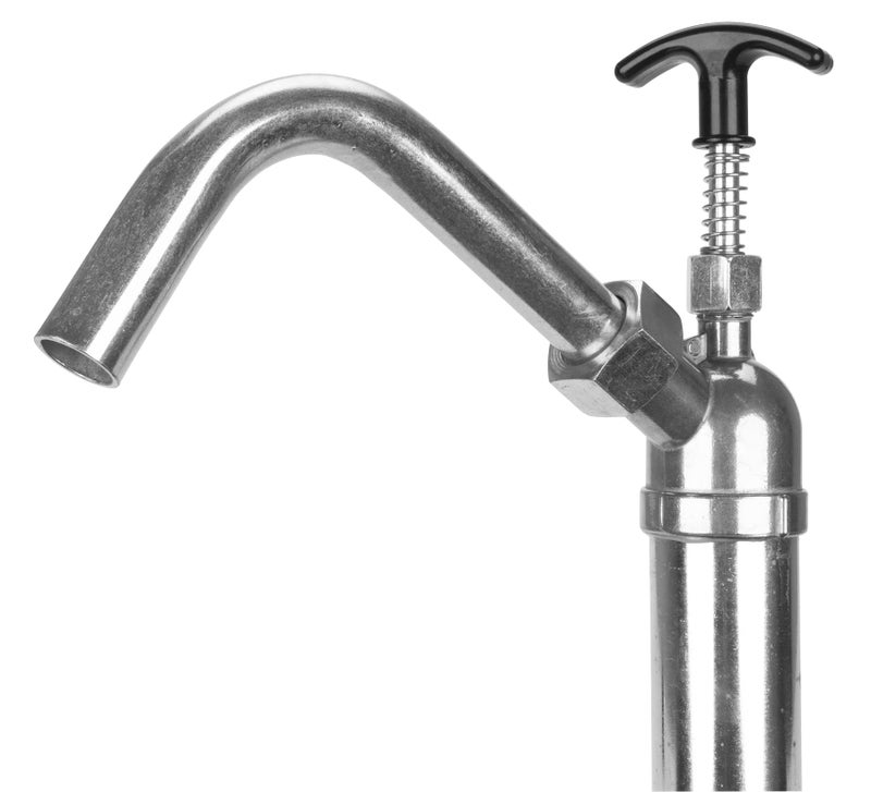 Performance Tool W54266 Lift Action Steel Barrel Pump Dispenser for Fluid Transmission, Silver - Image 2