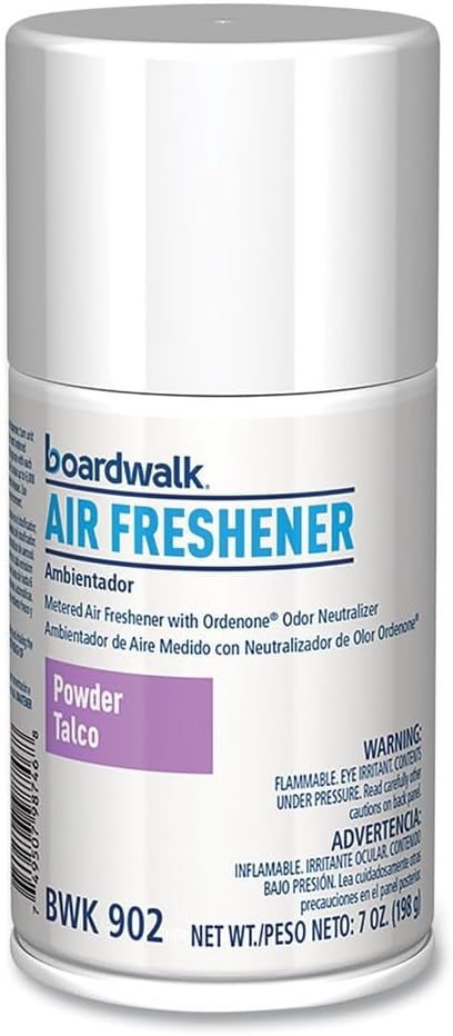 boardwalk Boardwalk 1048762 7 oz Aerosol Spray Metered Air Freshener Refill  Powder Mist 12Carton  - Image 3