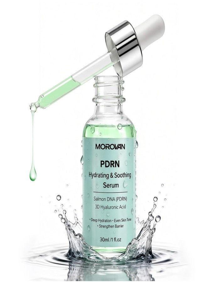 morovan Salmon DNA PDRN Hydrating Serum: Hydrating Face Serum Deep Moisturizing & Radiancing with Hyaluronic Acid Centella Panthenol - Get Plump Hydrated Skin in 2 Weeks - 1 Fl Oz - Image 1