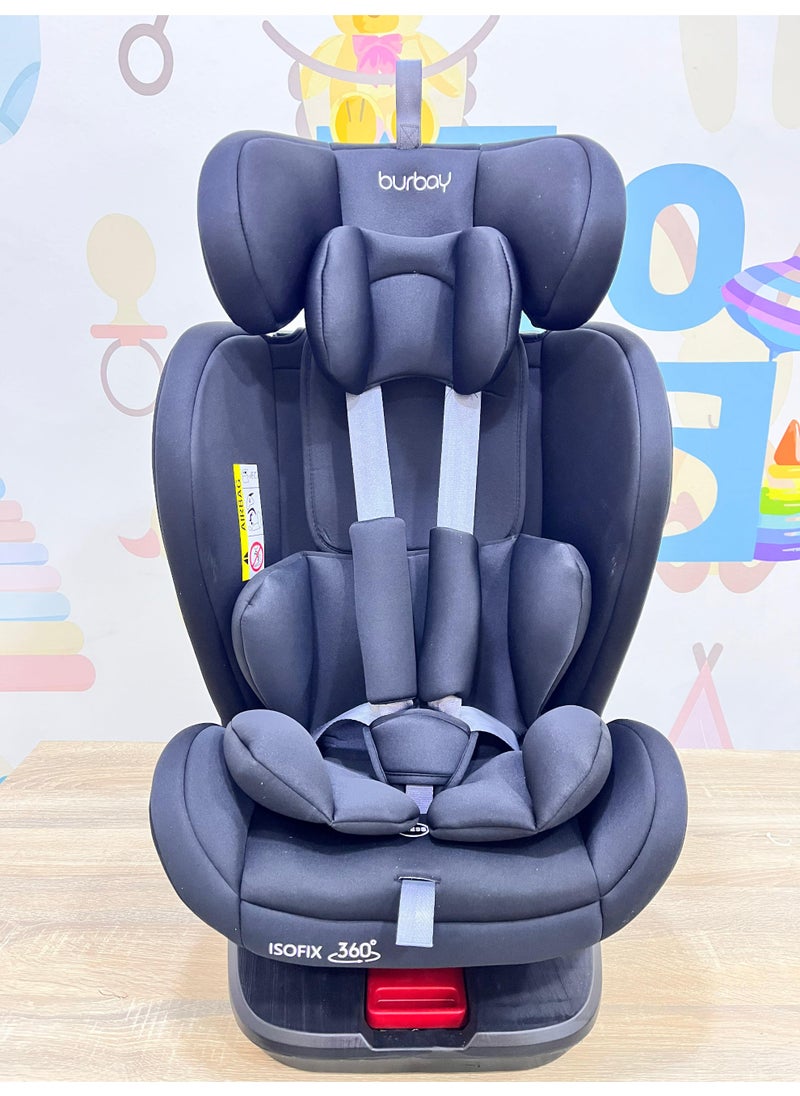 burbay Burbay Grand 360° Rotating Child Car Seat with ISOFIX Base  - Image 5