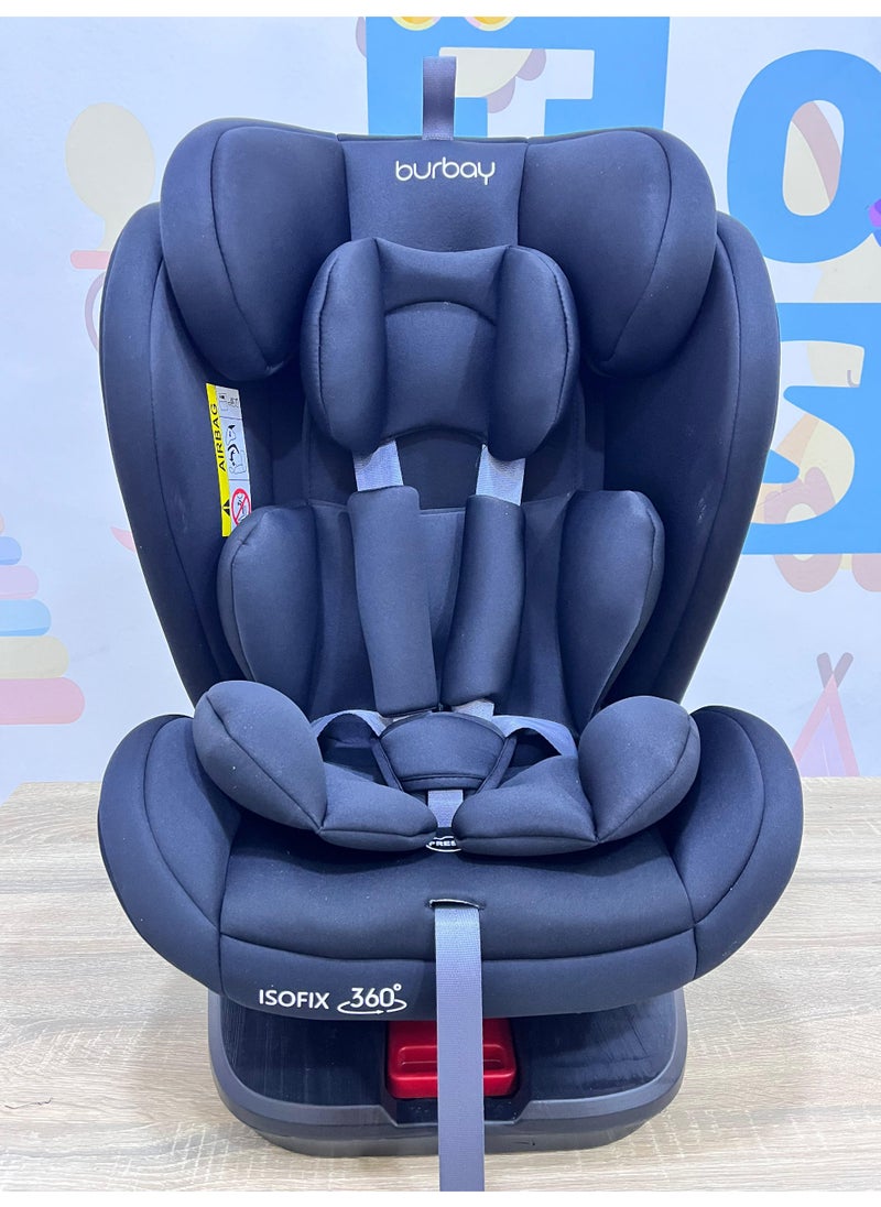 burbay Burbay Grand 360° Rotating Child Car Seat with ISOFIX Base  - Image 3