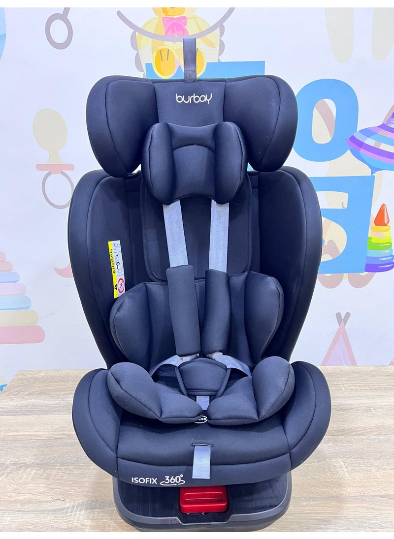 burbay Burbay Grand 360° Rotating Child Car Seat with ISOFIX Base  - Image 4
