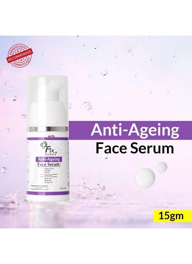 FIXDERMA Hyaluronic Acid Serum For Anti Ageing With Pro Retinol Serum For Face ; Anti Ageing Serum For Fine Lines & Wrinkles ; Face Serum For Men & Women ; Face Serum For For All Skin Types 15G  - Image 4