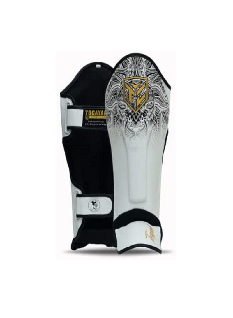 TOCAYAH Black Lion Shin Guard Limited Edition Boxing Training Safety Shin Guard | Tocayah Boxing Protective Gear Safety Shin Guards Martial Arts Boxing Gym Training Football Protective Sleeves Leg Pad - Image 4