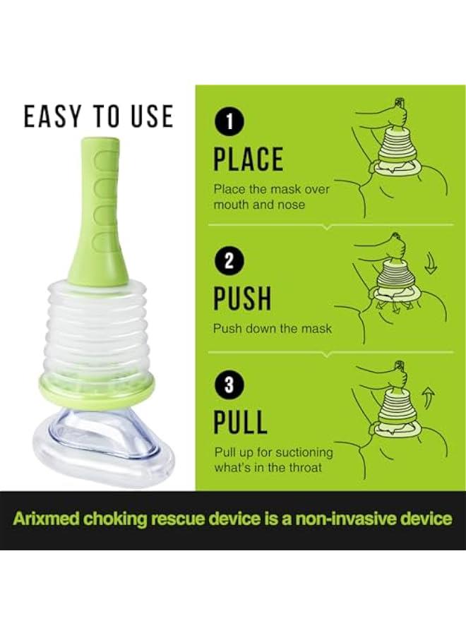 Arabest Arixmed Portable Choking Rescue Device for Children and Adults - Airway Suction First Aid Kit - Image 4