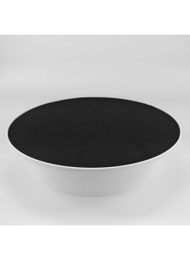 XIXI Two-way Electric Turntable Mirror 20cm Rotating Display Table Jewelry Rack Jewelry Mobile Phone Photography Display Rotating Turntable - Image 4