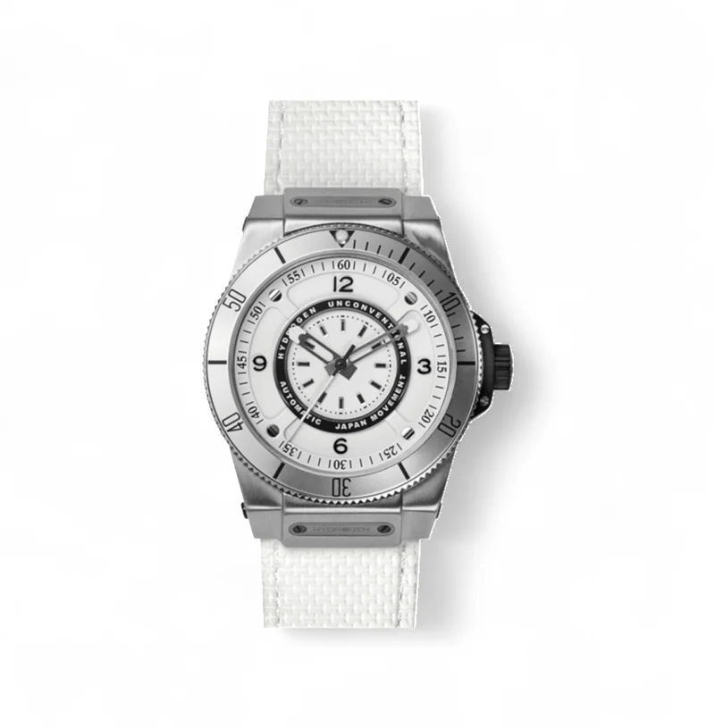 Hydrogren Sportivo Silver-White Watch