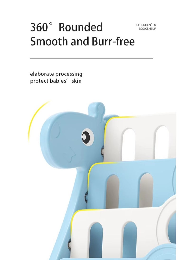 فول جوي رف كتب علي شكل  زرافة مكون من 5 طبقات مزدوجة مع صندوق تخزين ,72*47*80	 سم - Image 2