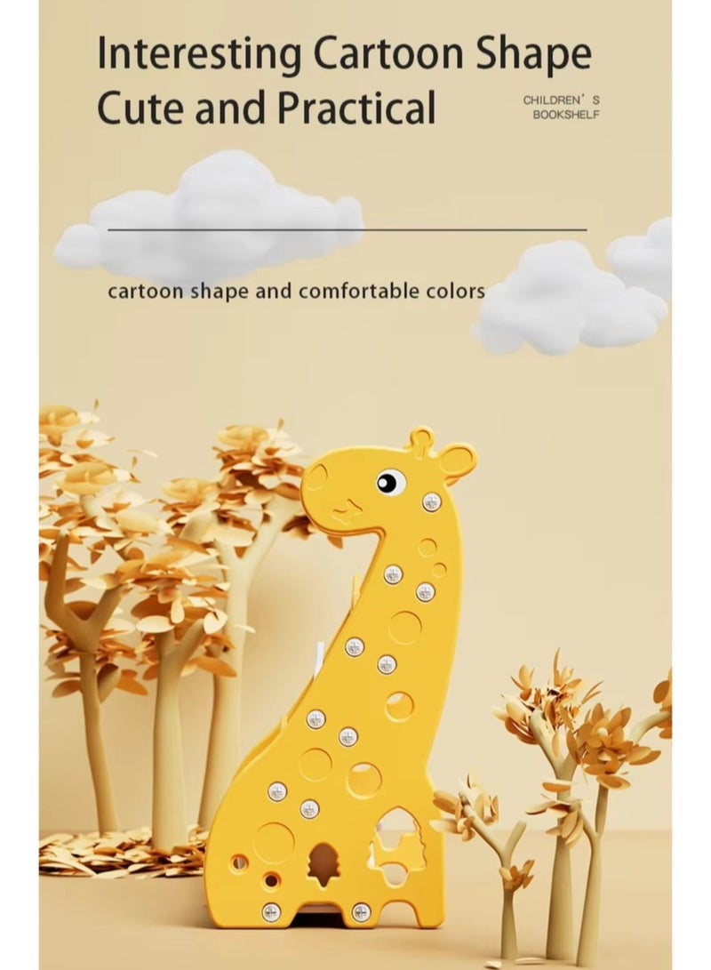 فول جوي رف كتب علي شكل  زرافة مكون من 5 طبقات مزدوجة مع صندوق تخزين ,72*47*80	 سم - Image 4