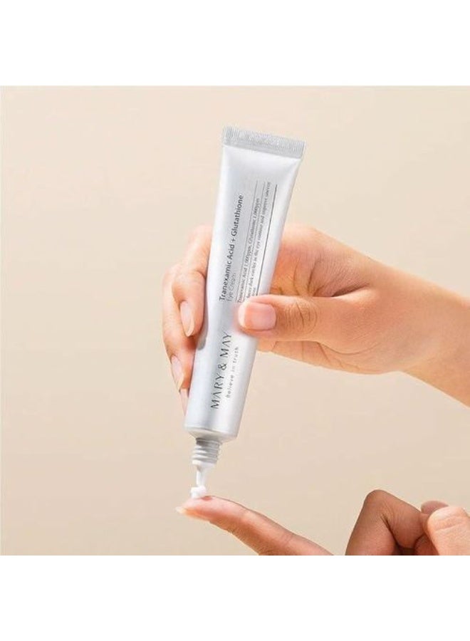 MARY & MAY Tranexamic Acid + Glutathione Eye Cream 12g - Image 4