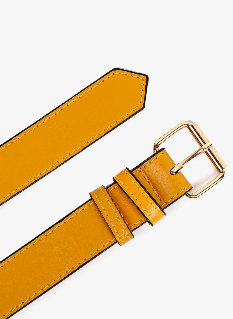 Haute Sauce On-The-Go Glamour Yellow Belt Bag