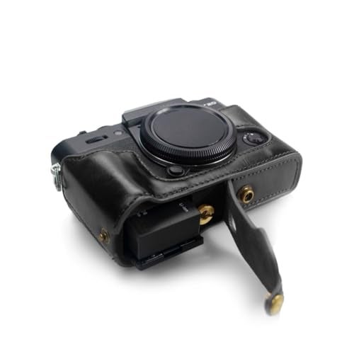 kinokoo Camera Case for Fujifilm XT10 T20 XT30 XT30 II,FullBody PU Leather Protective Case cover Fuji X-T30 II X-T30 X-T20 X-T10 Camera with 16-50mm and 18-55mm Lens -with Shoulder Strap - Black - Image 5