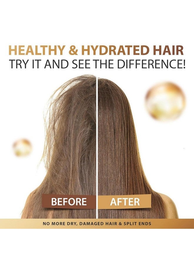 MULPG Hair Treatment Serum,Hair Vitamins A C E Pro B5 50 Capsules,No Rinse Essence For Frizzy And Dry Damaged Hair,Hair Oil With Argan Avocado & Moroccan Oil(40Pcs) - Image 3