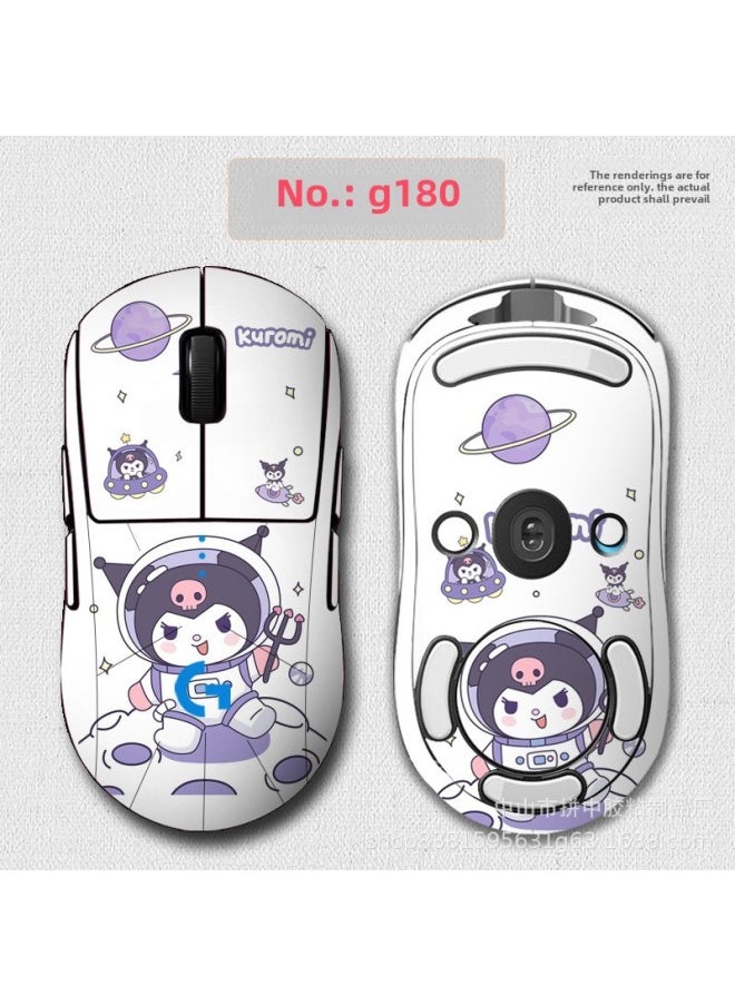 Generic - Anti-slip Mouse Stickers Logitech GPW One Or Two Generation GPROX Special All-inclusive Sweat-absorbent Anti-sweat Hand Stickers Lizard Skin-Color:GPW Second Generation ] - Image 1