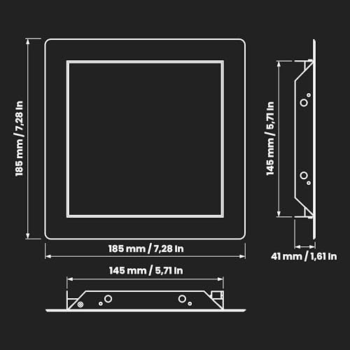 Repa Market 6 x 6 Inch Access Panel for Drywall – White Galvanized Steel Wall Hole Cover/Access Door Panel with Click Function – Heavy-Duty Service Hatch for Plumbing, Electrical, HVAC Access Door - Image 2