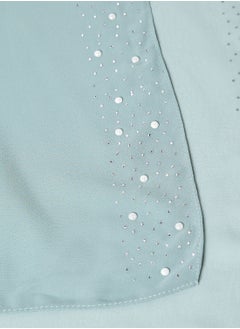 Khizana Pearl Embellished Long Hijab Scarf  - Image 2