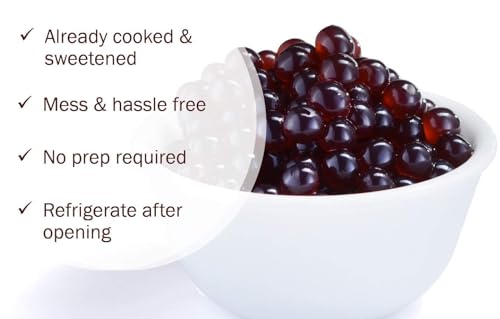 BREXONIC Boba Pearls, Blueberry Popping Bursting Boba, Tapioca Pearls For Bubble Tea (Blueberry, 1 LB 1 Pack) - Image 2