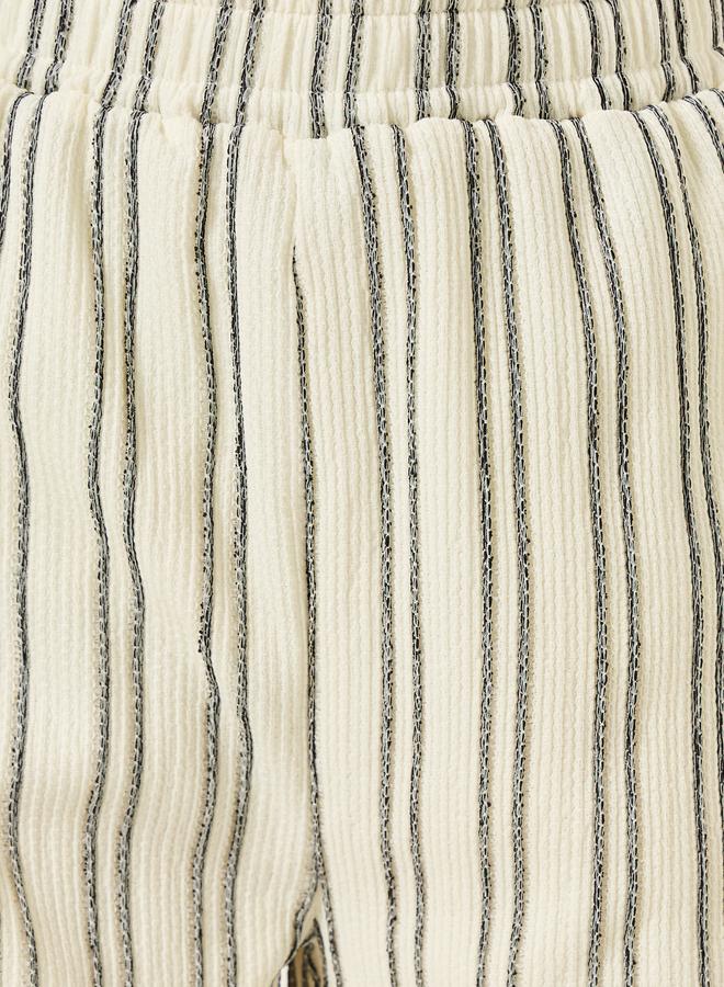 Styli Kids Striped Knit Shorts - Image 3