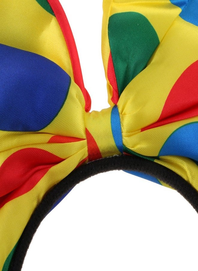 FRECI Clown Headband Jumbo Polka Dots Headwear for Halloween, Carnival, Circus Costume Props - C - Image 3