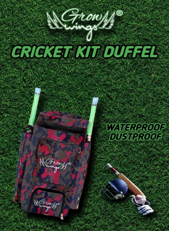 Grow wings Cricket Kit Bag with Heavy Padded Foam Dashing Look for Youth - Image 3