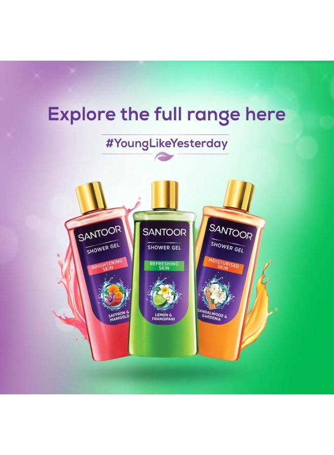 سانتور جل استحمام سانتور المنعش بخلاصة الليمون الطبيعي والفرانجيباني | للرجال والنساء | لبشرة ناعمة ومنتعشة | مناسب لجميع أنواع البشرة | خالٍ من البارابين | خالٍ من السيليكون | 250 مل - Image 4
