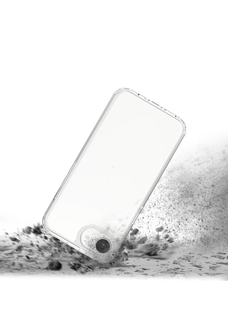 CHAPPELINE Apple iPhone 16e 5G 2025 AIRBAG CASE Series Premium Transparent Airbag Shockproof Anti-Yellowing with Free Iron Plate Case Cover - Clear - Image 2