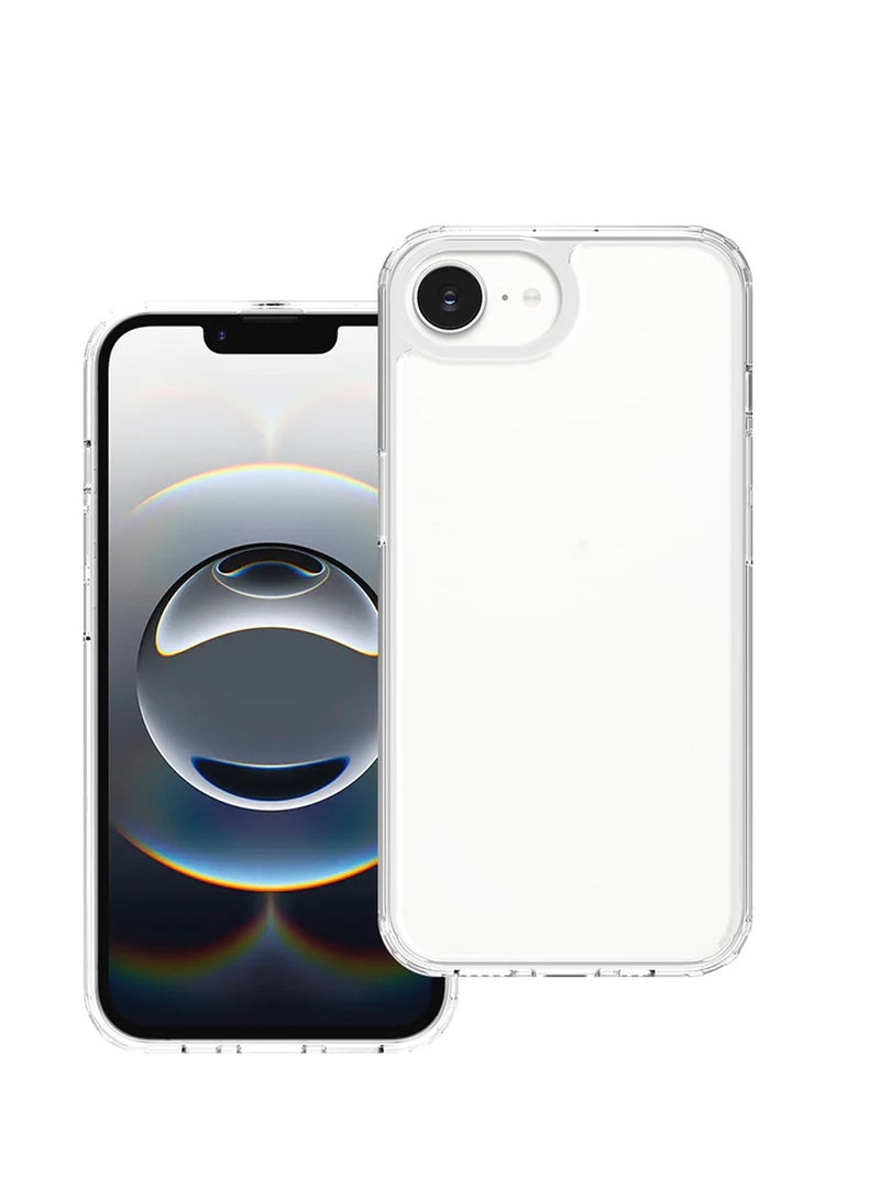CHAPPELINE Apple iPhone 16e 5G 2025 AIRBAG CASE Series Premium Transparent Airbag Shockproof Anti-Yellowing with Free Iron Plate Case Cover - Clear - Image 3