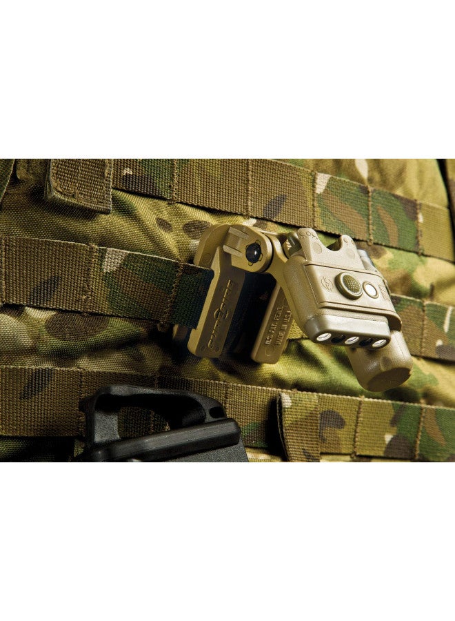 SureFire HL1-A Helmet Light with multiple low-signature spectrums of light and ratchet mount, Tan - Image 5
