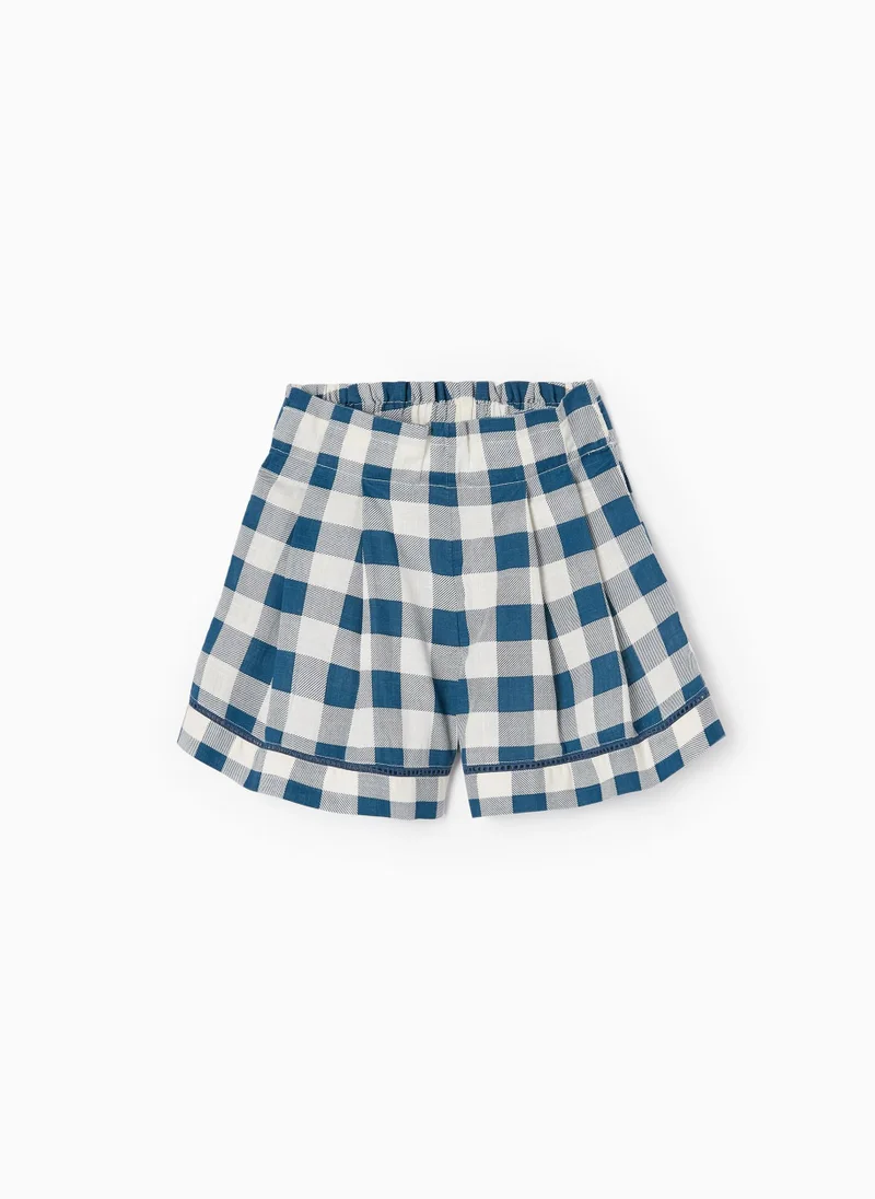 زيبي Zippy Cotton Vichy Shorts for Girls