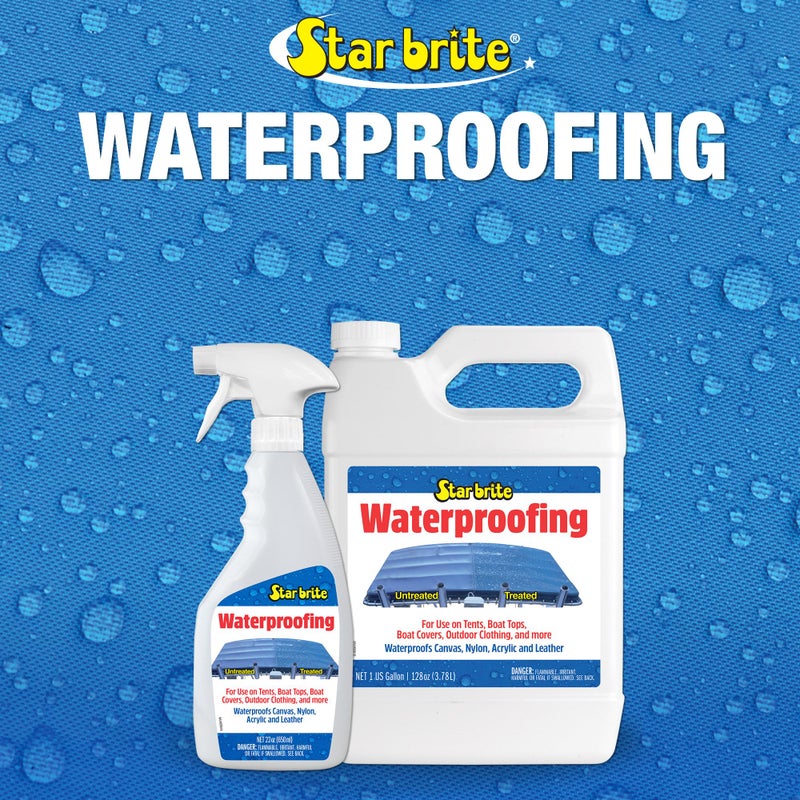 STAR BRITE Waterproofing, Waterproofer + Stain Repellent + UV Protection for Boat Covers, Car Covers, Bimini Tops, Tents, Jackets, Backpacks, Boots, Awnings, Patio Covers & More - 64 OZ (081964) - Image 5