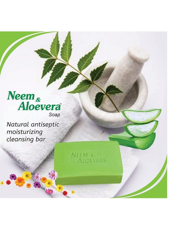 Pil Neem and Aloevera Soap | Natural Antiseptic & Moisturizing Soap with Neem and Aloevera | Fights Acne, Skin Infections, Itchiness & Skin Irritations (100 gm Each) (Pack of 4) - Image 5