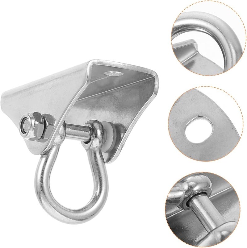 Mikikit مجموعتان من خطاطيف السقف الدوارة الثقيلة لتعليق كرسي الأرجوحة أو الأرجوحة المعلقة - Image 3