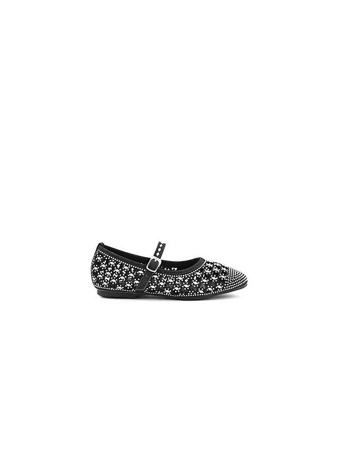 Cuple Girls Embellished Slip-on Flats