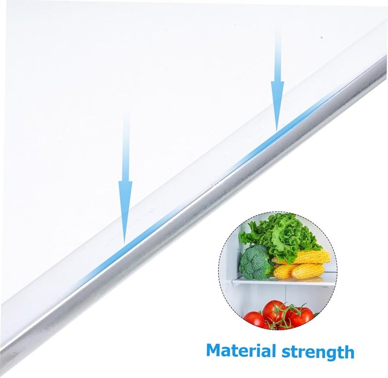 رفيقة الثلاجة من الزجاج المقسى ميكيكيت مقاس 31 × 22 سم تركيب سهل لتعظيم المساحة ونظافة مثالية - Image 4