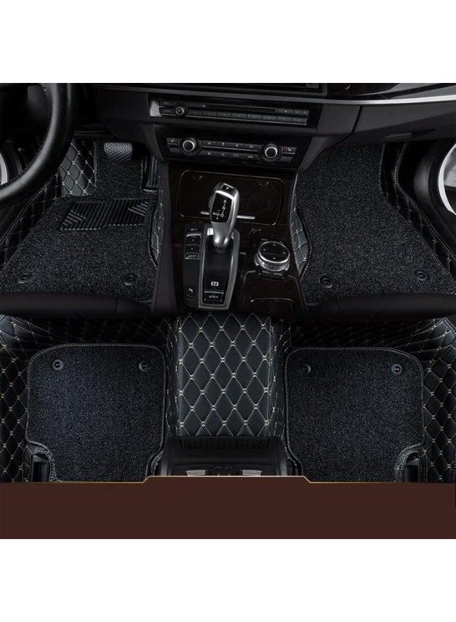 حصائر أرضية سيارة 9D بطبقتين – حماية متينة وغير قابلة للانزلاق لأرضية Audi A7 2018-2021 - Image 2