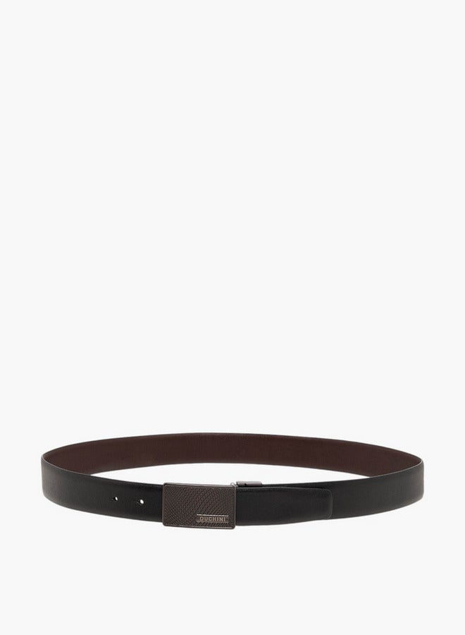 DUCHINI Solid Belt with Auto Lock Buckle Closure - Image 4