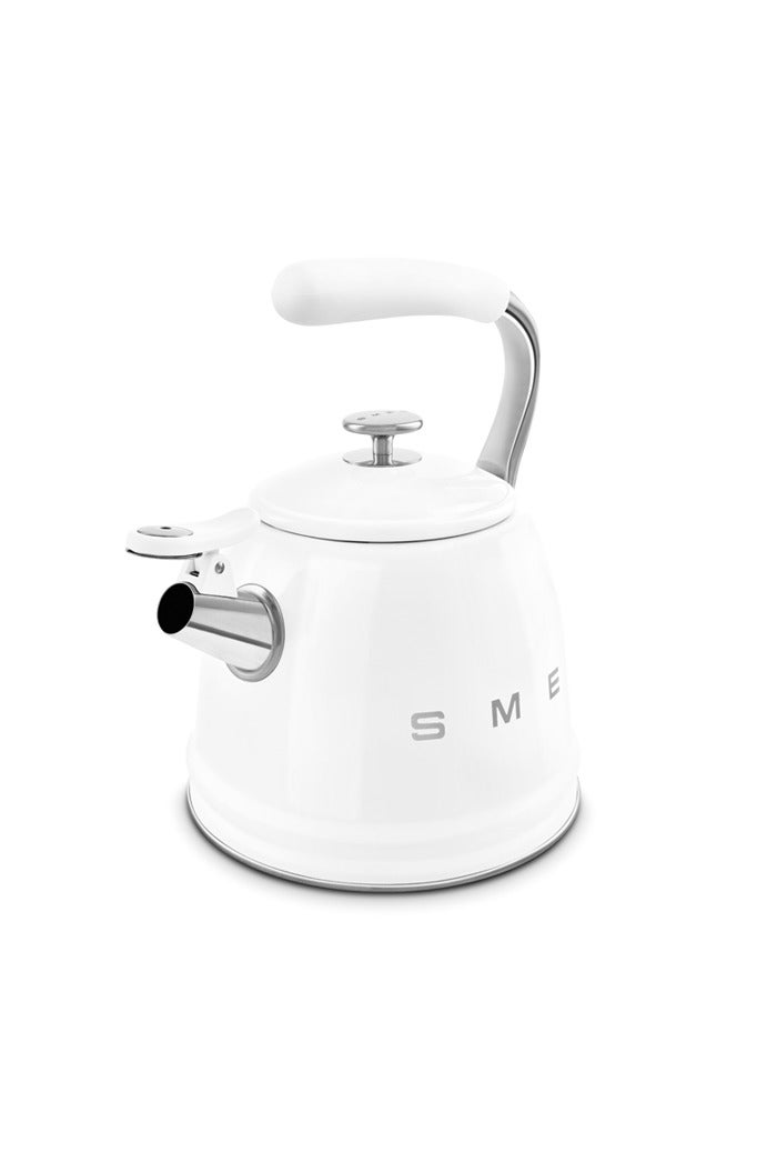 smeg 50's vintage Whistling Kettle, WKF01WH 2.3L-White - Image 4