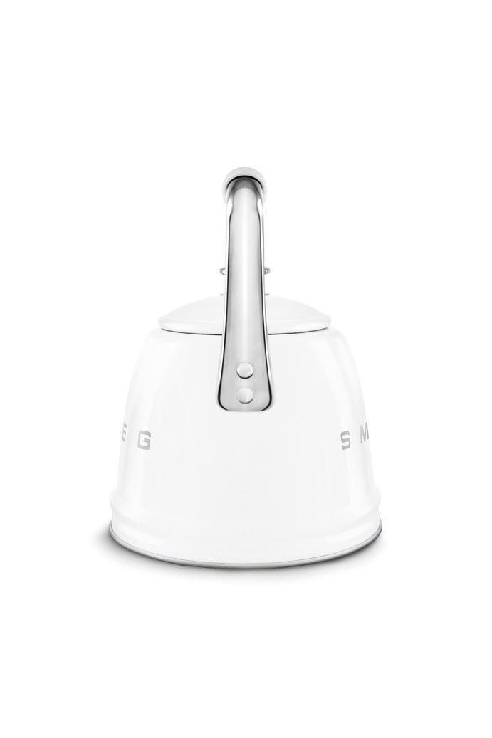 smeg 50's vintage Whistling Kettle, WKF01WH 2.3L-White - Image 5