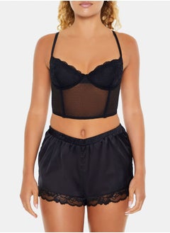 Lace Lingerie Corset Cami