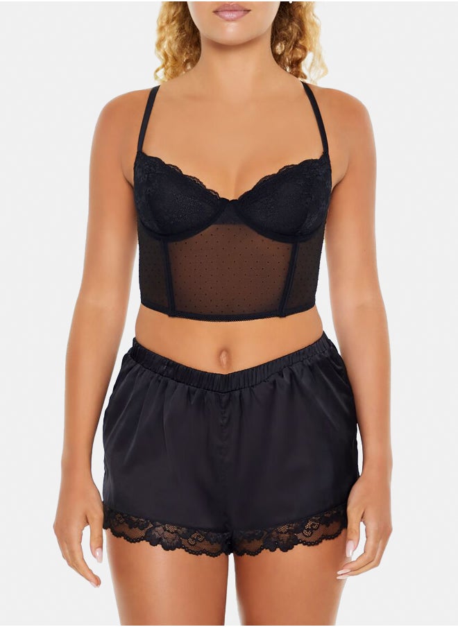 FOREVER 21 - Lace Lingerie Corset Cami - Image 1