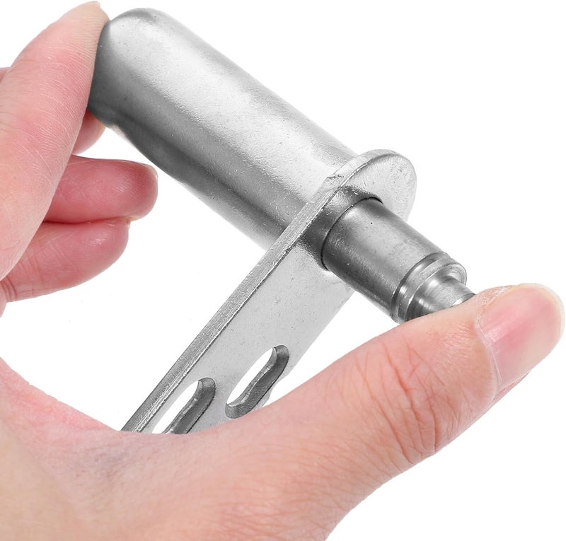 WOONEKY Heavy Duty Stainless Steel Gate Hinges Self Closing Swinging Door Hardware Dual Directional Swing for Home Saloon Doors Auto Close - Image 3