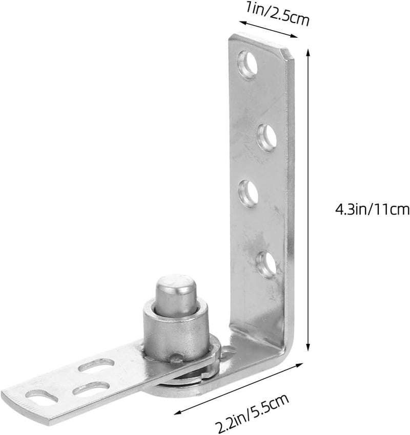 WOONEKY Heavy Duty Stainless Steel Gate Hinges Self Closing Swinging Door Hardware Dual Directional Swing for Home Saloon Doors Auto Close - Image 2