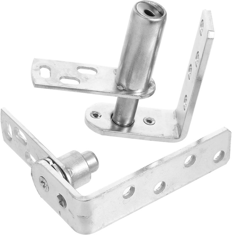 WOONEKY Heavy Duty Stainless Steel Gate Hinges Self Closing Swinging Door Hardware Dual Directional Swing for Home Saloon Doors Auto Close - Image 1