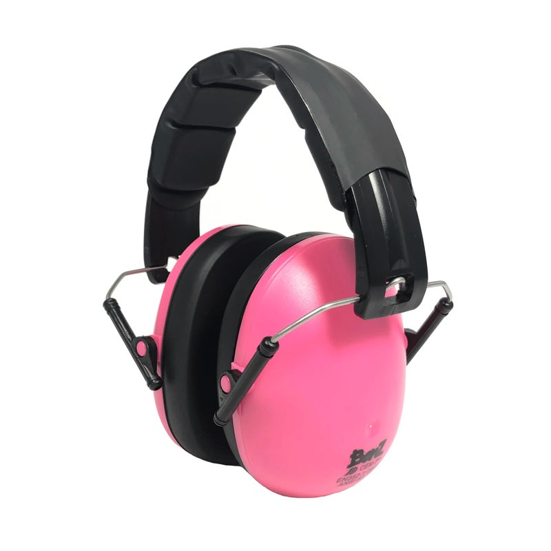 Banz Kidz Earmuffs 2 Years Older Petal Pink Loud Noise Cancelling Kids Headphones Toddler Ear Muffs Size Adjustable