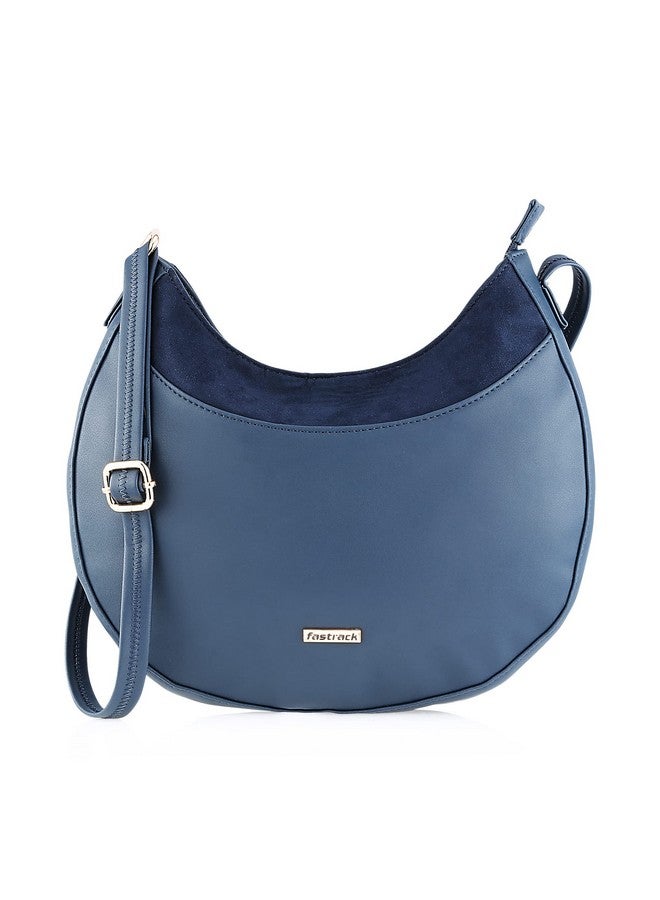 Fastrack Women's Sling Bag (Blue) - Image 1