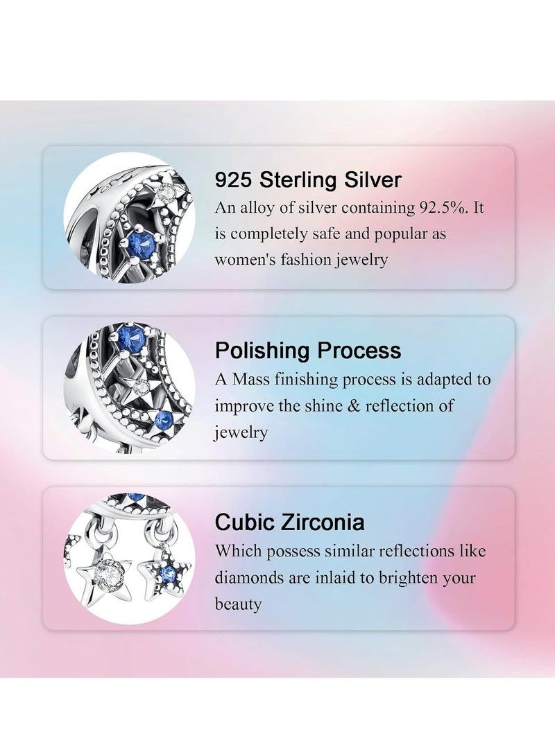 Oasisgalore 925 Sterling Silver Charm Beads for Bracelets & Necklaces, Jewelry Gift for Women & Friends - Image 3
