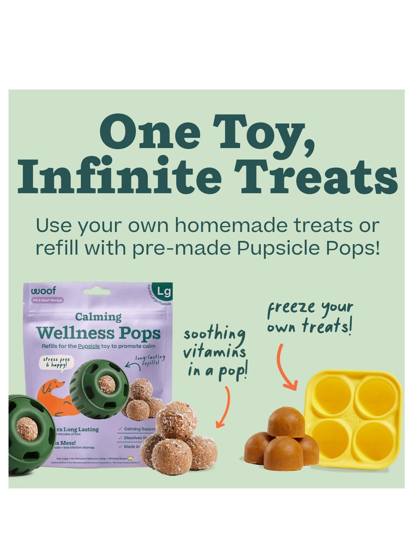 Excefore Fillable Dog Toy, Power Chewer Pupsicle, Dog Toy Durable Natural Rubber Fun to Chew, Large 25-75 lbs Long-Lasting Dog Toy to Keep Your Pup Distracted, Safe for Dogs, Easy to Clean, Fillable Dog Toys - Image 5