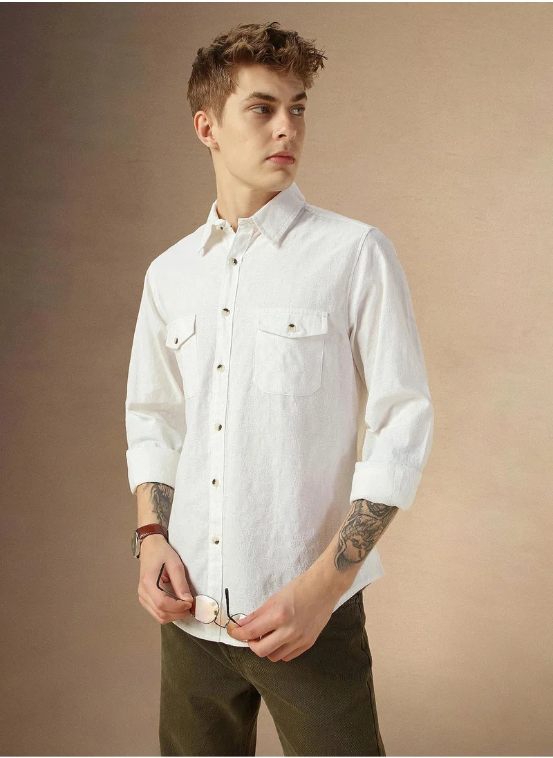 Dennis Lingo White Shirt For Men For Men