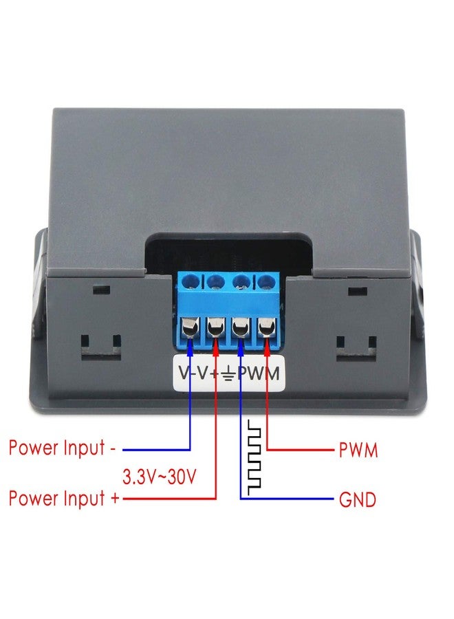 DROK Frequency Generator, DC 3.3V-30V 5-30mA 1Hz-150kHz Adjustable Output PWM Pulse Duty Cycle Square Wave Function Signal Generator Module - Image 3